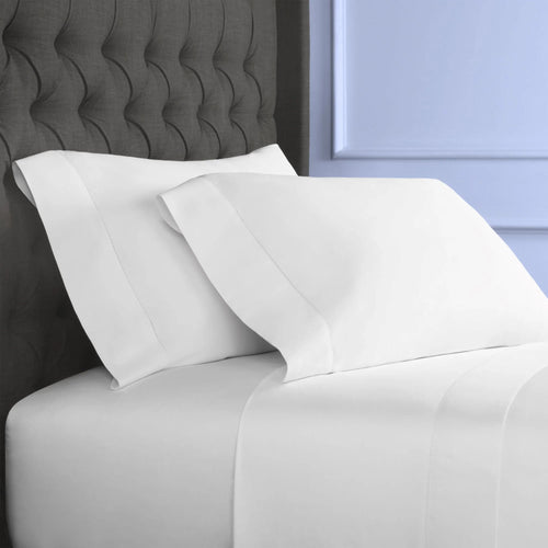 500 Thread Count Egyptian Cotton Hemstitch Sheet Set — White